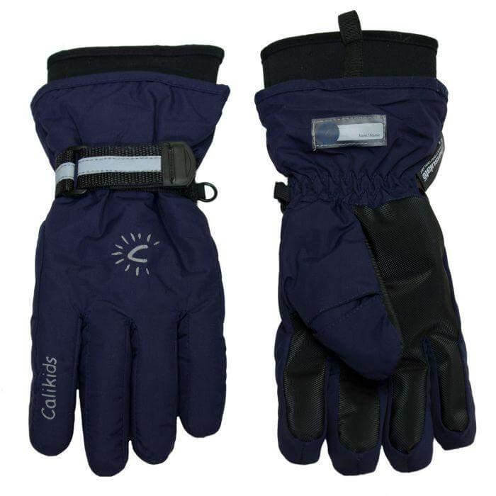 Calikids Neoprene Cuff Glove Waterproof Kids Gloves - Navy