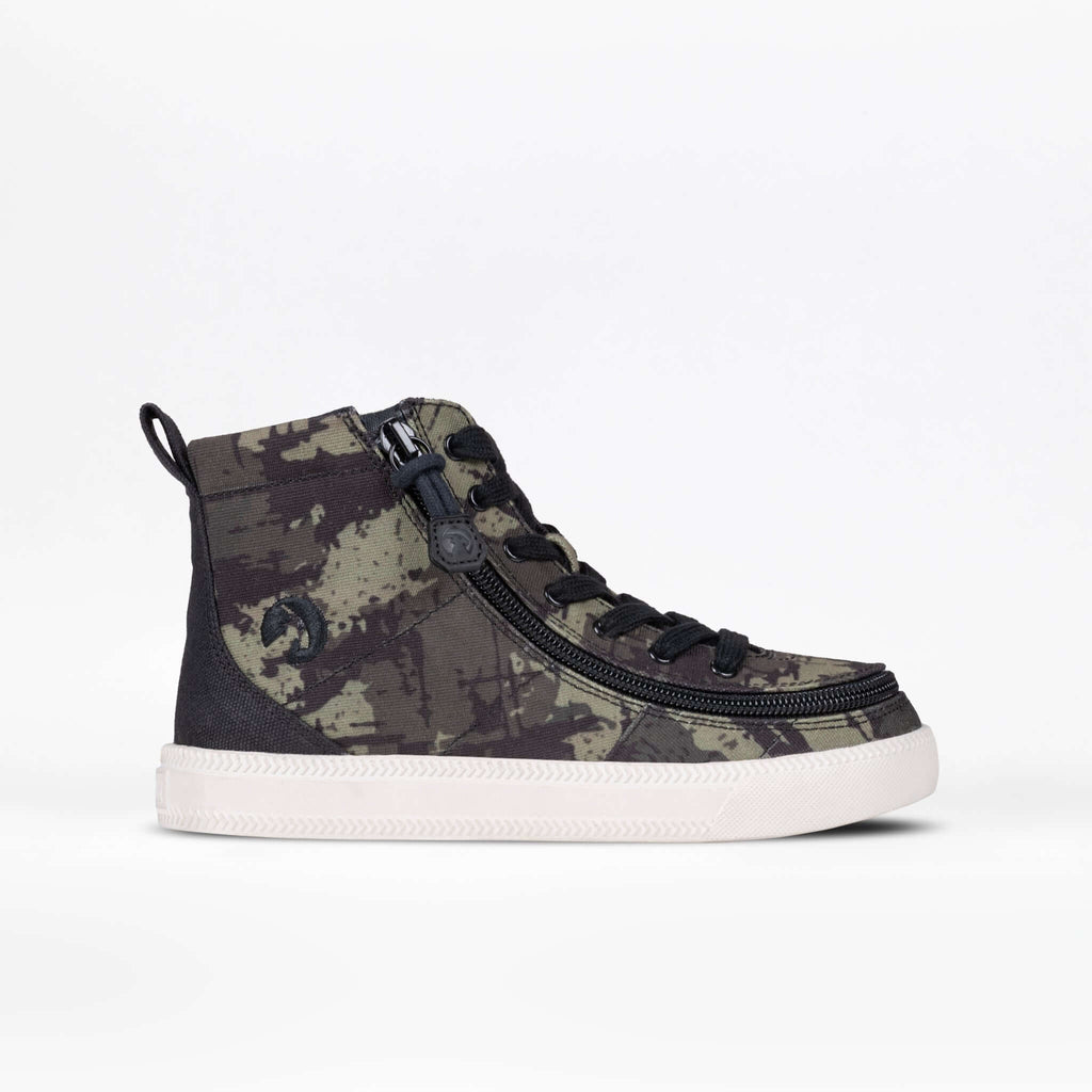 Camo/White BILLY Classic Lace High Tops -Shoekid.ca