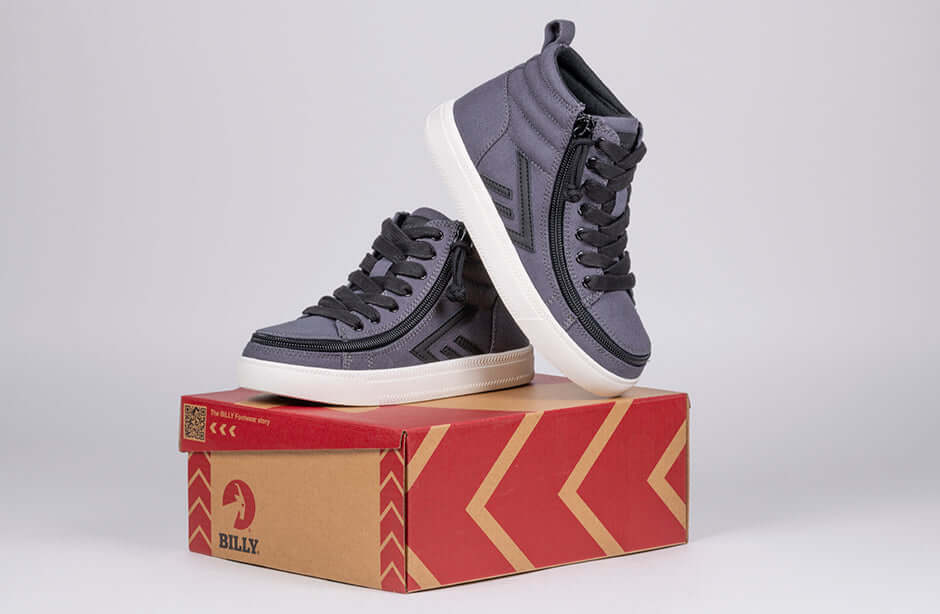 Charcoal/Black BILLY CS 2.0 High Tops -Shoekid.ca
