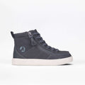 Charcoal/White BILLY Classic Lace High Tops -Shoekid.ca