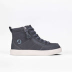 Charcoal/White BILLY Classic Lace High Tops -Shoekid.ca