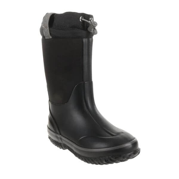 Cougar Knave Black Waterproof Neoprene Boys Winter Boots -35C