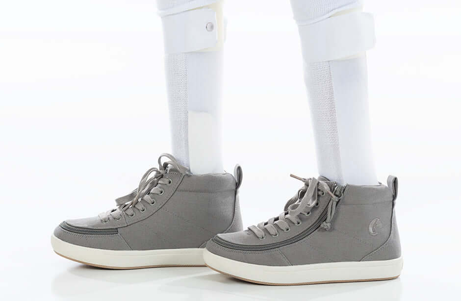 Dark Grey BILLY Classic D|R II High Tops CPMA-Certified AFO-Ready -Shoekid.ca