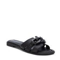 Women's Carmela Linda Leather Slide Sandal – Black