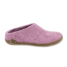 Glerups Slip-on Women's - Flower, Leather Sole