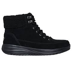Women's Skechers GoWalk On-The-Go Stellar Everest Waterproof Boot – Black