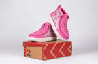 Fuchsia Snake BILLY Classic D|R II High Tops -Shoekid.ca