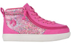 Fuchsia Snake BILLY Classic D|R II High Tops -Shoekid.ca