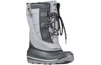 Grey BILLY Ice Winter Boots - AFO Friendly, insulated for warmth, ideal kids' winter footwear.