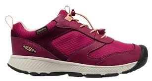 KEEN Skua WP - Beaujolais/Peach Fuzz - Girls'