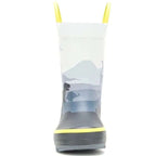 Kamik Kids Gray Dino Boys Toddler Rain Boot - ShoeKid.ca