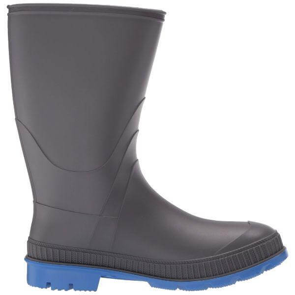 Kamik Kids' Stomp Charcoal Boys Rain Boot (Made in Canada)
