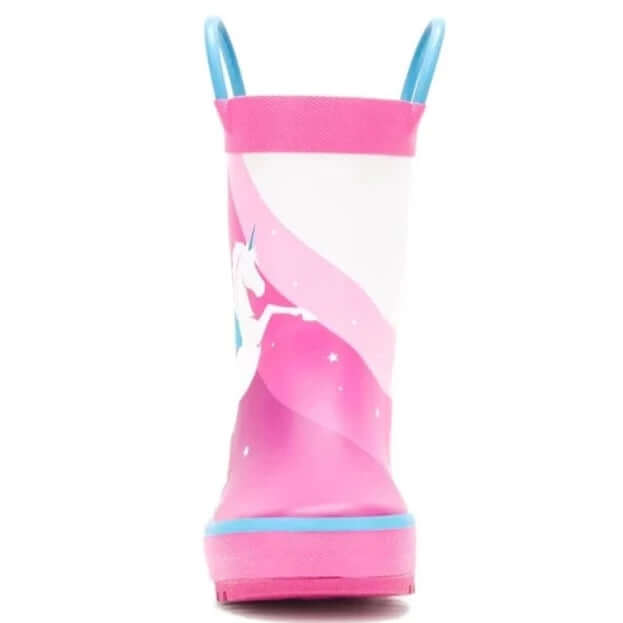 Kamik Magenta Unicorn Girls Toddler Little Kids Rain Boot - ShoeKid.ca
