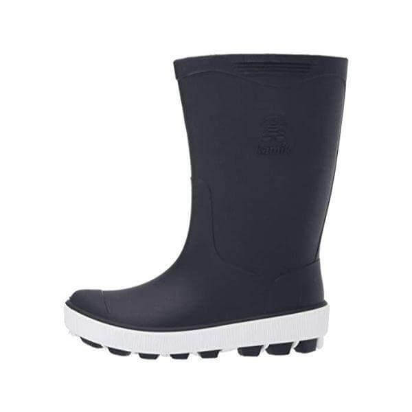 Kamik Riptide Navy White Boys Rain Boots