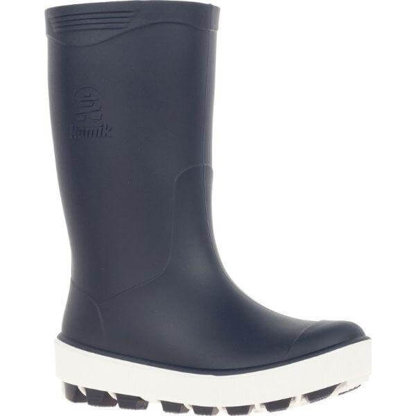 Kamik Riptide Navy White Boys Rain Boots