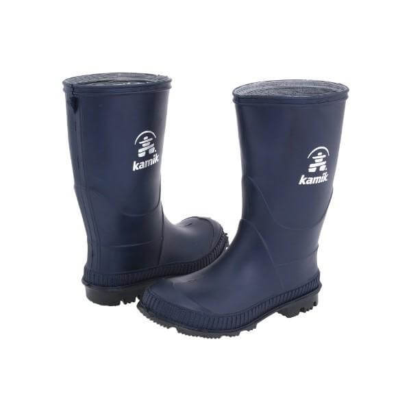 Kamik Stomp Boys Rain Boots Navy (Made in Canada)