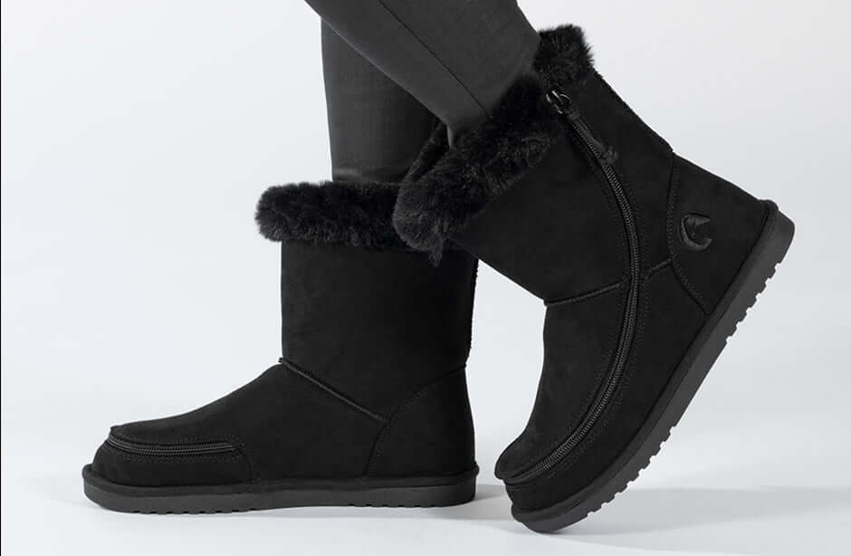 Kids Black BILLY Cozy Boots -Shoekid.ca