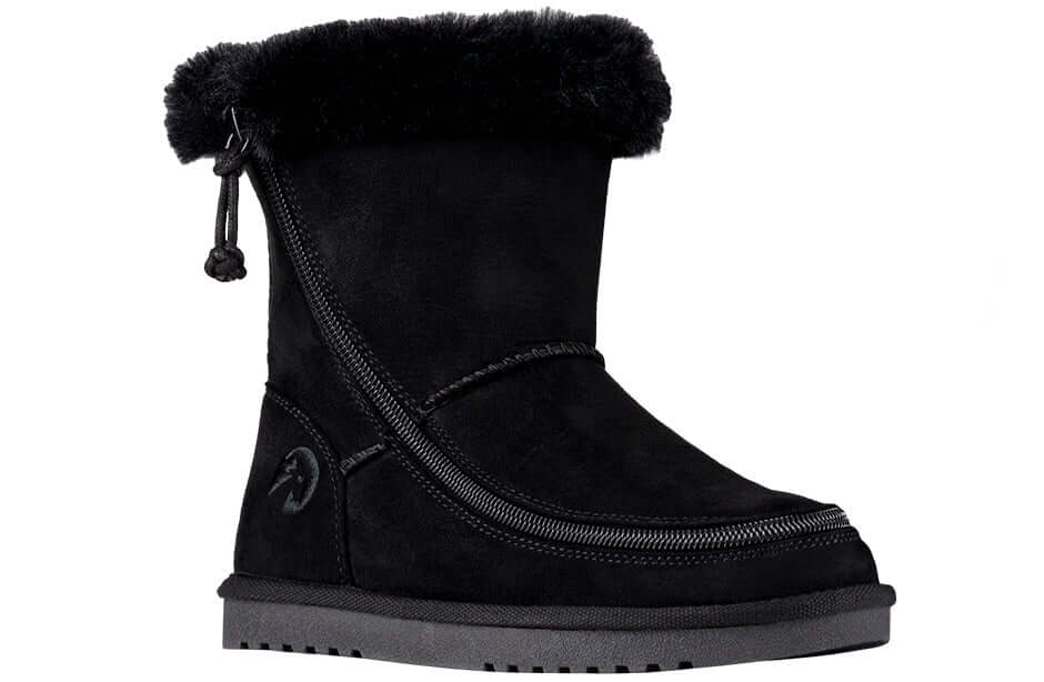 Kids Black BILLY Cozy Boots -Shoekid.ca