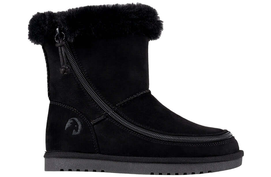 Kids Black BILLY Cozy Boots -Shoekid.ca