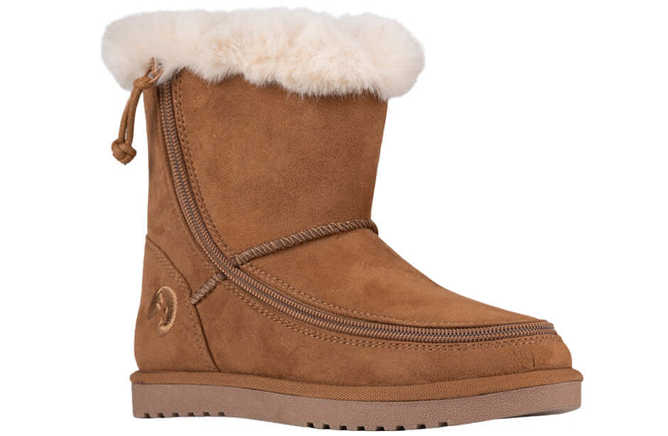 Kids Chestnut BILLY Cozy Boots -Shoekid.ca