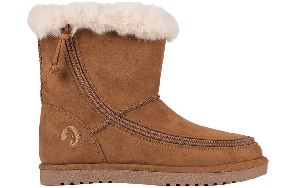 Kids Chestnut BILLY Cozy Boots -Shoekid.ca