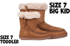 Kids Chestnut BILLY Cozy Boots -Shoekid.ca