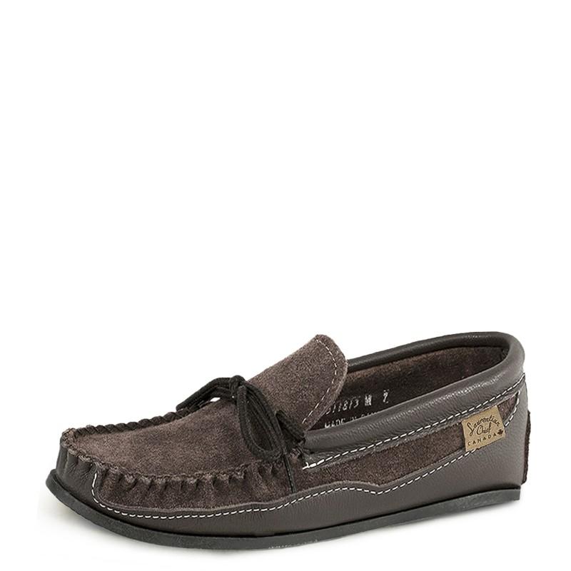 Laurentian Chief Padded Moccasin - Chocolate Brown