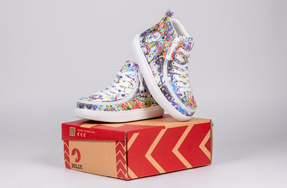 Lilia's Eye Candy BILLY Classic D|R II High Tops CPMA-Certified AFO-Ready -Shoekid.ca