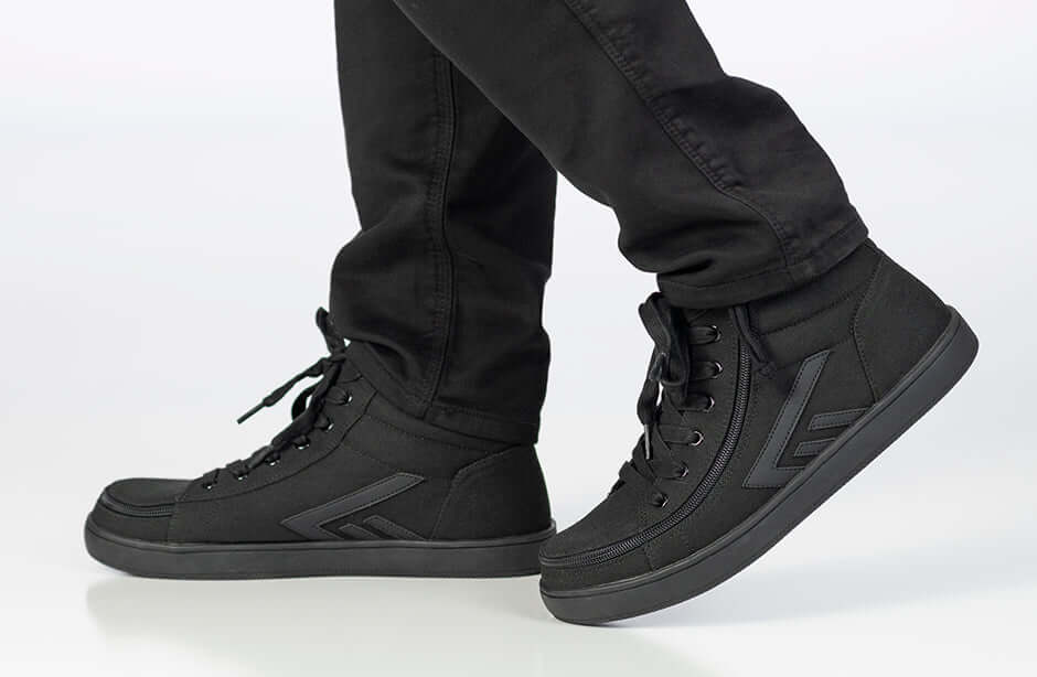 Men's Black to the Floor BILLY CS 2.0 High Tops -Shoekid.ca