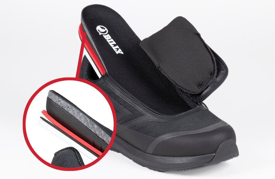 Men's Black to the Floor BILLY Goat CPMA Certified AFO-Ready -Shoekid.ca