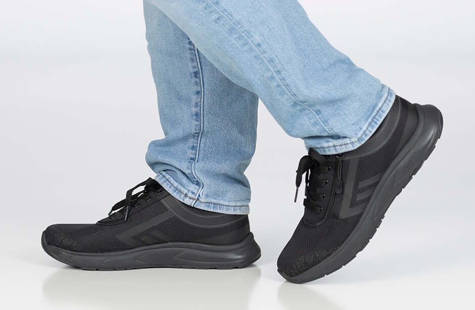Men's Black to the Floor BILLY Sport Inclusion 2.0 Athletic Sneakers -Shoekid.ca
