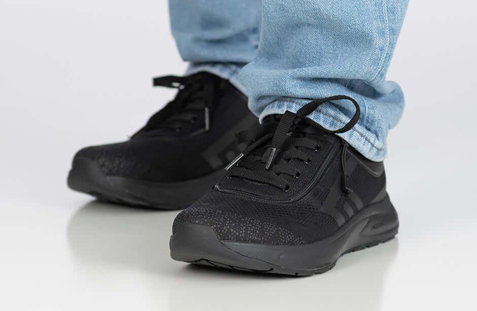 Men's Black to the Floor BILLY Sport Inclusion 2.0 Athletic Sneakers -Shoekid.ca