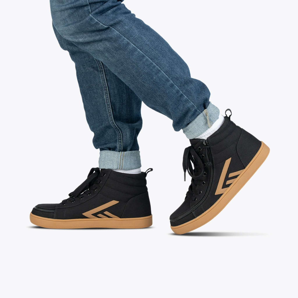 Men's Black/Gum BILLY CS High 2.0 -Shoekid.ca
