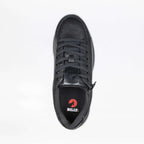 Men's Black to the Floor Leather BILLY Comfort Plush -Shoekid.ca