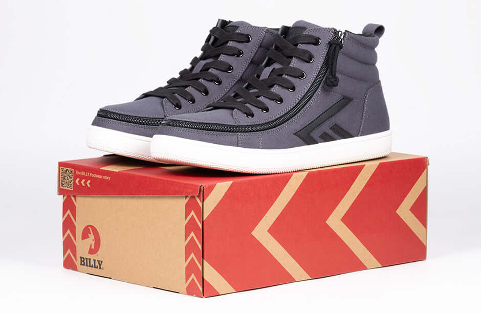 Men's Charcoal/Black BILLY CS 2.0 High Tops -Shoekid.ca