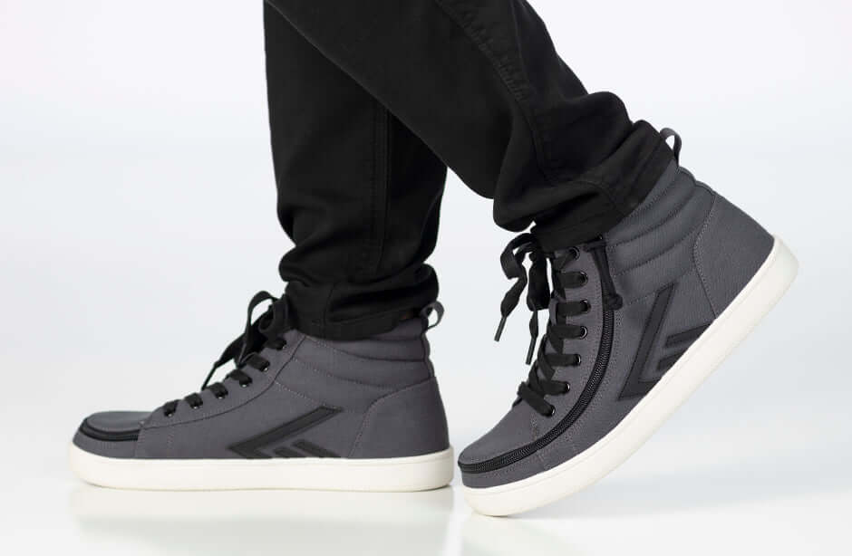 Men's Charcoal/Black BILLY CS 2.0 High Tops -Shoekid.ca