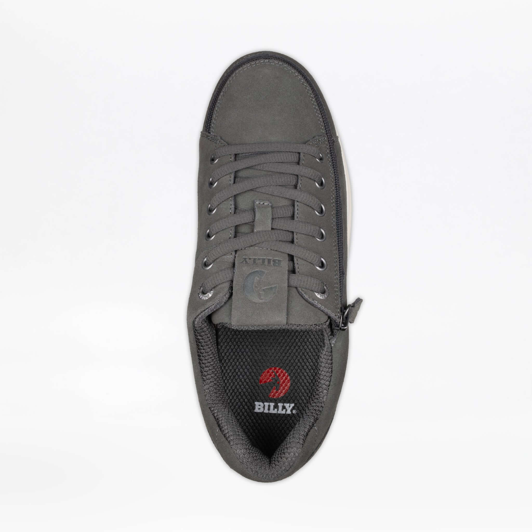 Men's Charcoal Suede BILLY Comfort Plush -Shoekid.ca