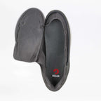 Men's Charcoal Suede BILLY Comfort Plush -Shoekid.ca
