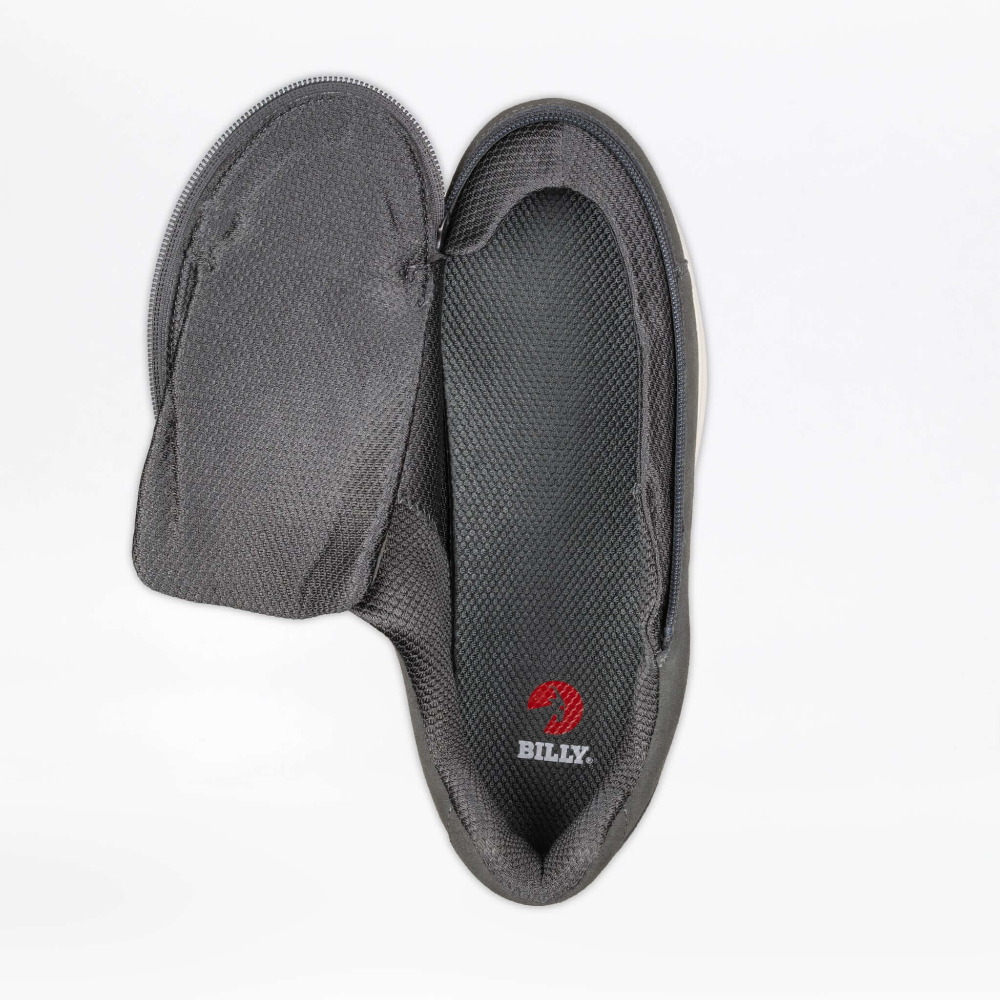 Men's Charcoal Suede BILLY Comfort Plush -Shoekid.ca