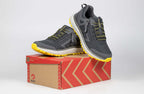 Men's Charcoal/Yellow BILLY Inclusion Trail Sneakers -Shoekid.ca