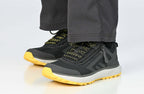 Men's Charcoal/Yellow BILLY Inclusion Trail Sneakers -Shoekid.ca