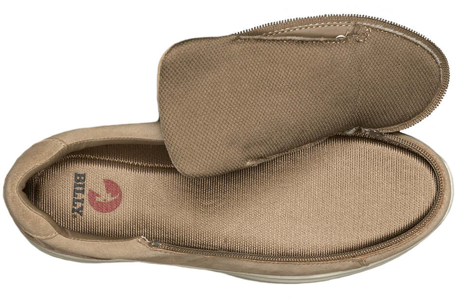 Men's Tan Suede BILLY Comfort Lows (CPMA Approved) -Shoekid.ca