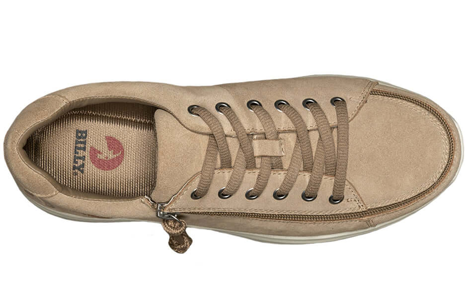 Men's Tan Suede BILLY Comfort Lows (CPMA Approved) -Shoekid.ca