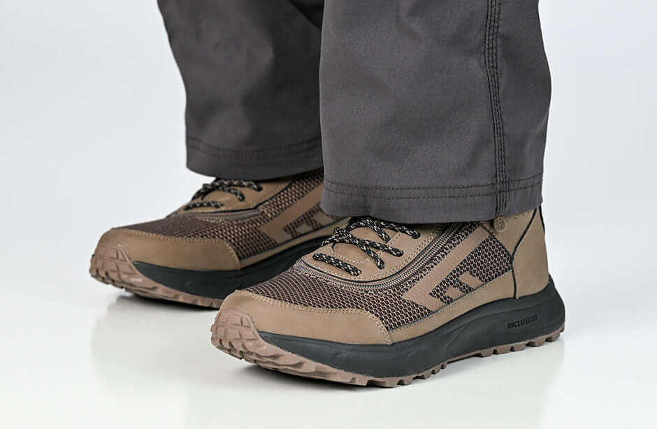 Men's Taupe BILLY Inclusion Trail Boots -Shoekid.ca