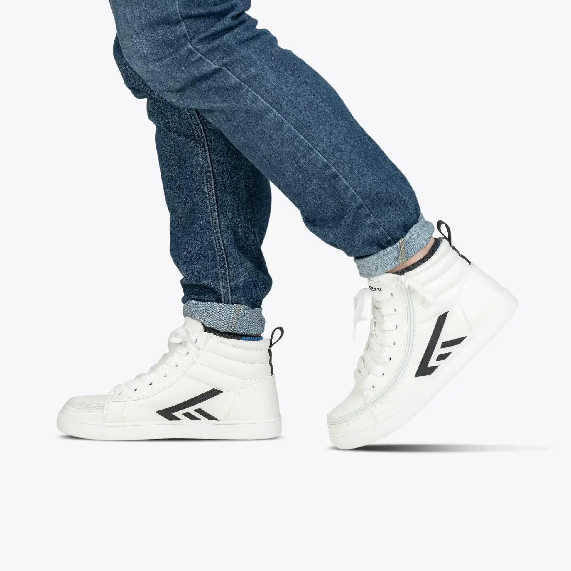 Men's White/Black BILLY CS High -Shoekid.ca