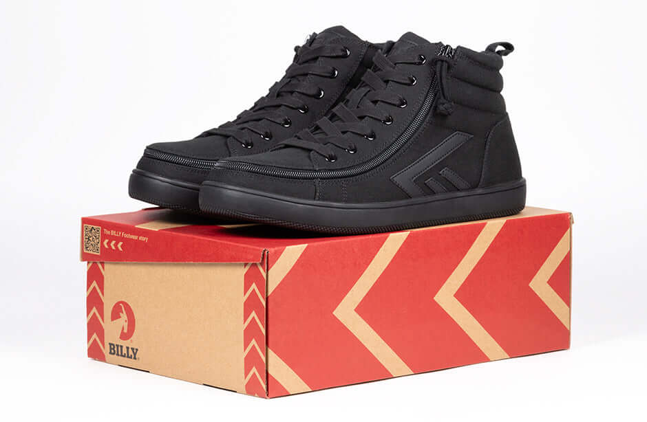 Men's Black to the Floor BILLY CS 2.0 High Tops -Shoekid.ca