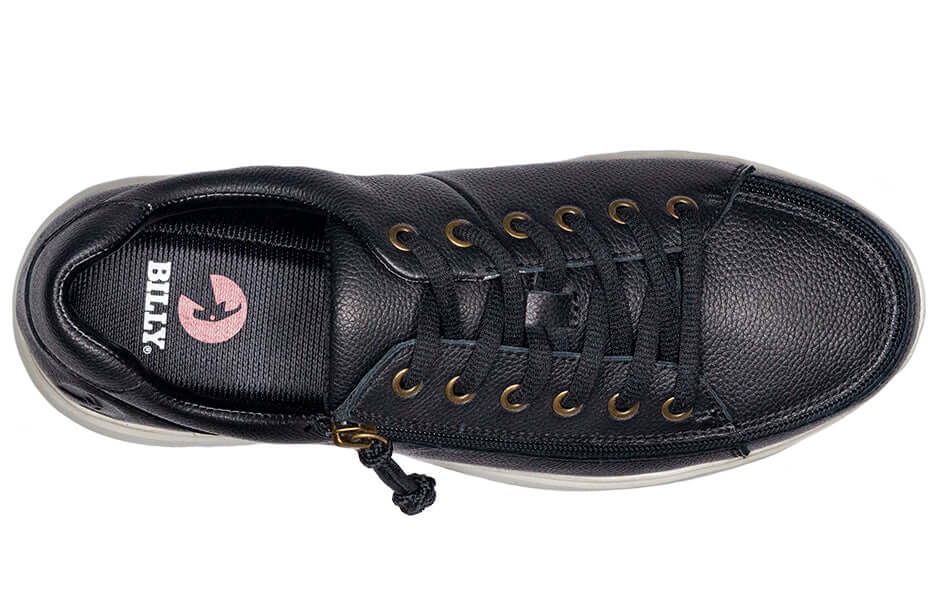 Men's Black Leather BILLY Comfort Lows (CPMA Approved) -Shoekid.ca