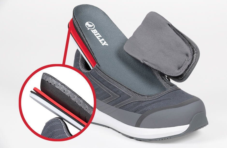 Men's Charcoal BILLY Goat CPMA Certified AFO-Ready -Shoekid.ca