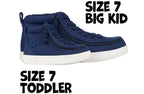 Navy BILLY Classic D|R II High Tops CPMA-Certified AFO-Ready -Shoekid.ca