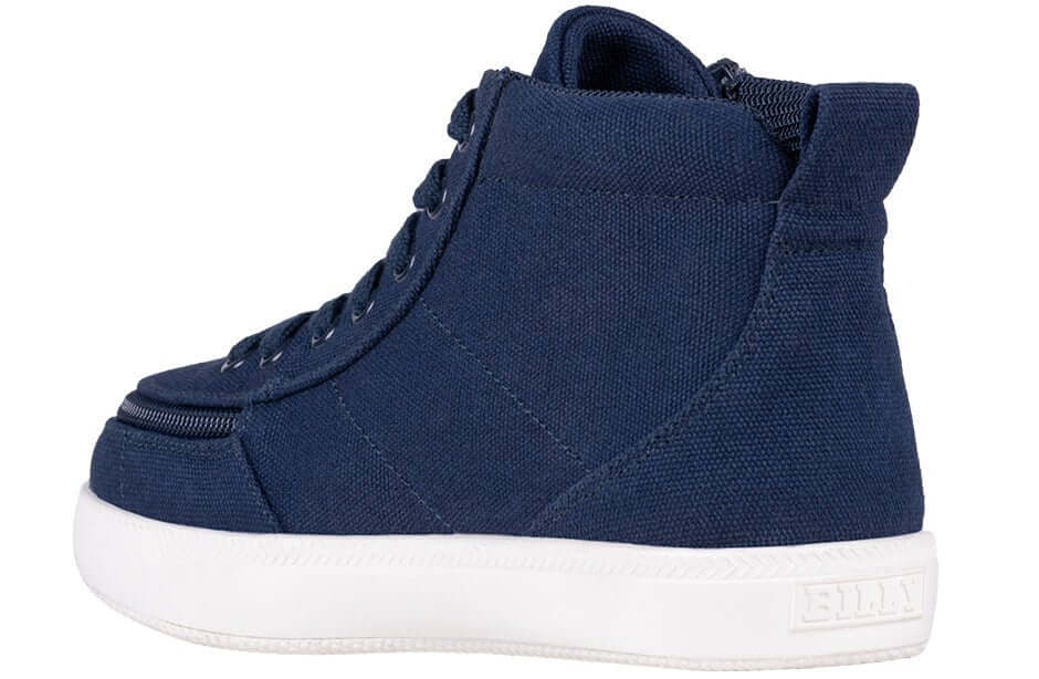 Navy BILLY Classic D|R II High Tops CPMA-Certified AFO-Ready -Shoekid.ca